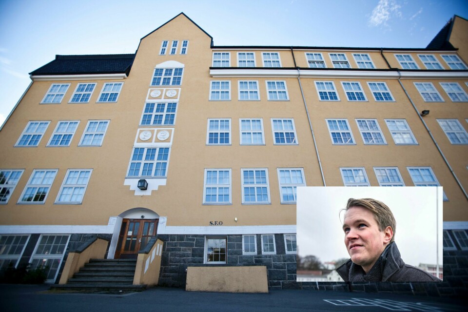 Stortingstrepresentant Torstein Tvedt Solberg (Ap) krever at kulturminister Linda Hofstad Helleland (H) ber om unnskyldning for uttalelser om Nylund skole. Foto: Roy Storvik og Erik Holsvik