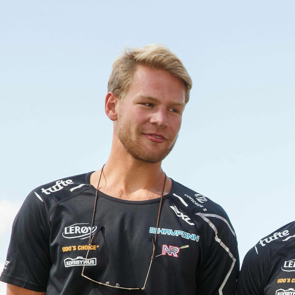 Erik Solbakken (22), roer i Moss Roklubb.