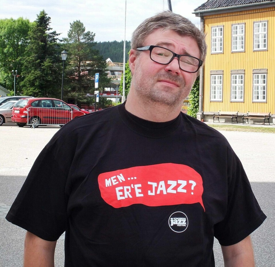 Festivalsjef Kai Gustavsen i Kongsberg.
