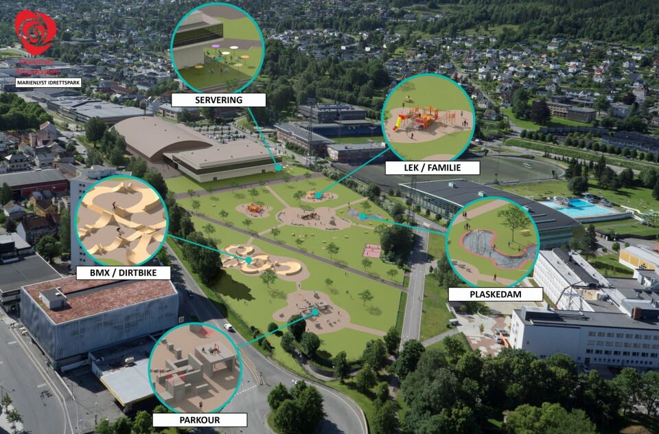 Drammen Arbeiderparti vil gjerne gi Marienlyst et skikkelig løft som idretts- og rekreasjonsområde, og mener dette er fullt mulig uten å la private utbyggere gyve løs på Drammens indrefilet. ILLUSTRASJON: AP Drammen Arbeiderparti vil gjerne gi Marienlyst et skikkelig løft som idretts- og rekreasjonsområde, og mener dette er fullt mulig uten å la private utbyggere gyve løs på Drammens indrefilet. ILLUSTRASJON: AP