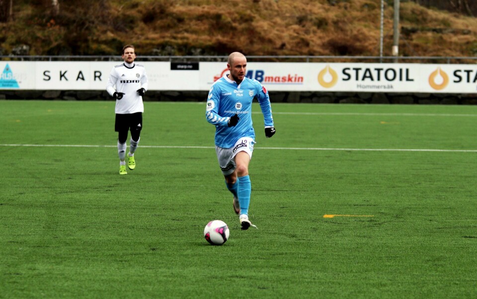 Roy Miljeteig kom seg nok en gang i målprotokollen mot Arendal. – Det er alltid kjekt å score, og hvis jeg klarer å ta med meg målene og assistene inn i serien, skal jeg være fornøyd, sier han. Foto: Pål Karstensen