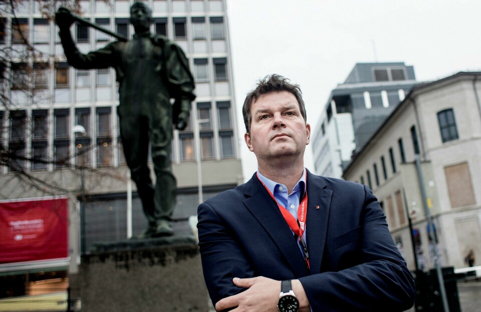 For tidlig å si: Dagens nestleder Hans-Christian Gabrielsen mener det er for tidlig å snakke om hvem som skal overta etter LO-leder Gerd Kristiansen, men flere sentrale kilder mener at er omtrent avgjort at det er Gabrielsen som blir neste LO-leder. FOTO: FREDRIK BJERKNES