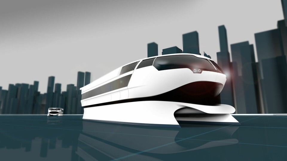 NCE Maritime CleanTech håper at hurtigbåter med nullutslipp kan bli en del av passasjertrafikken i Stavanger og Sandnes. Illustrasjon: NCE Maritime CleanTech NCE Maritime CleanTech håper at hurtigbåter med nullutslipp kan bli en del av passasjertrafikken i Stavanger og Sandnes. Illustrasjon: NCE Maritime CleanTech