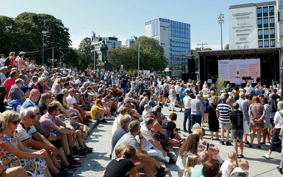 Bildet er fra Gladmatfestivalen 2019.