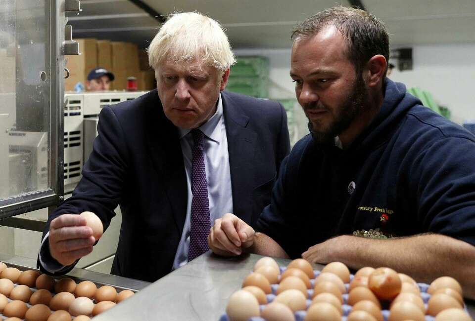 WALES: Interessen for uavhengighet i Wales er ikke stor, men brexit har satt fyr på debatten. Her er Johnson på bondebesøk i Wales. FOTO: NTB SCANPIX WALES: Interessen for uavhengighet i Wales er ikke stor, men brexit har satt fyr på debatten. Her er Johnson på bondebesøk i Wales. FOTO: NTB SCANPIX