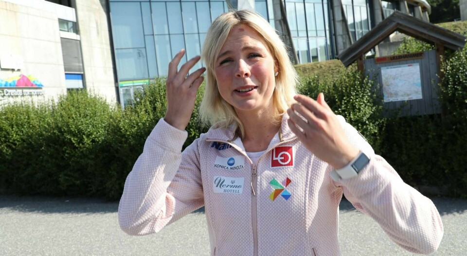 Maren Lundby var skrekkslagen og fryktet for livet etter å ha sklidd ned ovarennet og falt rett i betongen i den lille Lysgårdsbakken under tirsdagens trening.