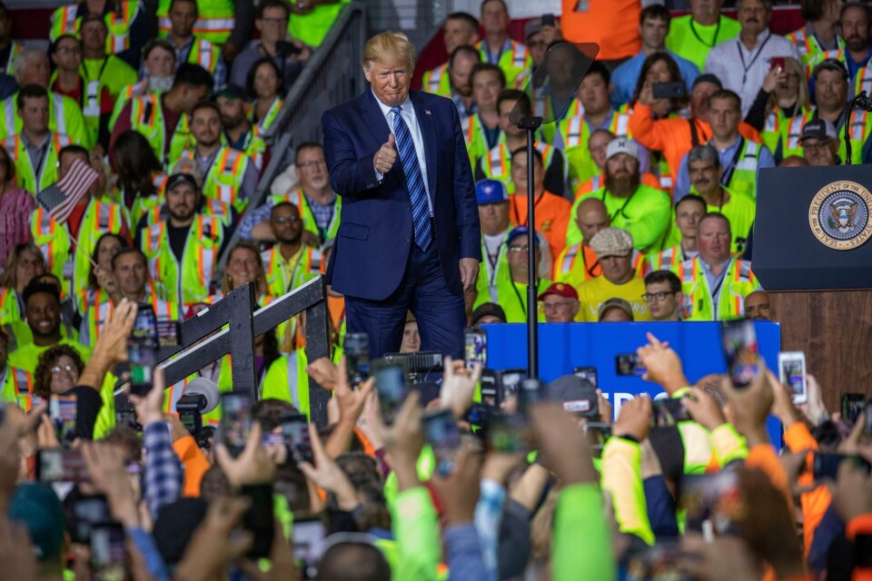 Trumpa Shell Shell-ansatte ble trukket i lønn om de ikke møtte opp på valgmøte med ...