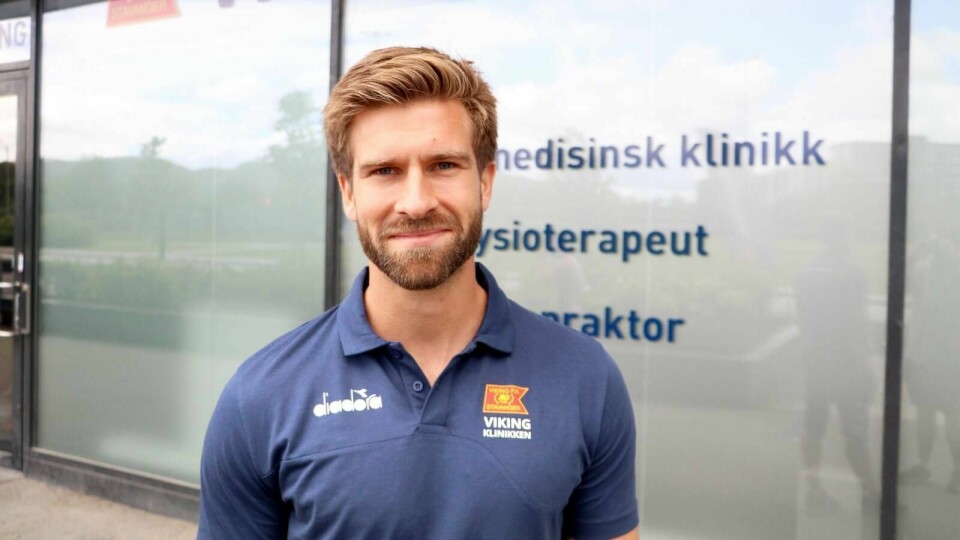 To mål fra midtstopper og Viking-fysio Simen Thøgersen holdt bare nesten til seier. Foto: Pål Karstensen