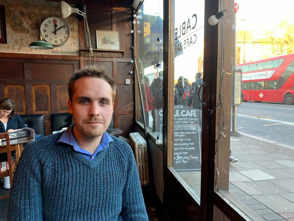 MÅ VÆRE KLAR: Labour må være et klart pro-EU-parti, mener Michael Chessum, aktivist på venstresiden i partiet. FOTO: ÅSNE GULLIKSTAD MÅ VÆRE KLAR: Labour må være et klart pro-EU-parti, mener Michael Chessum, aktivist på venstresiden i partiet. FOTO: ÅSNE GULLIKSTAD