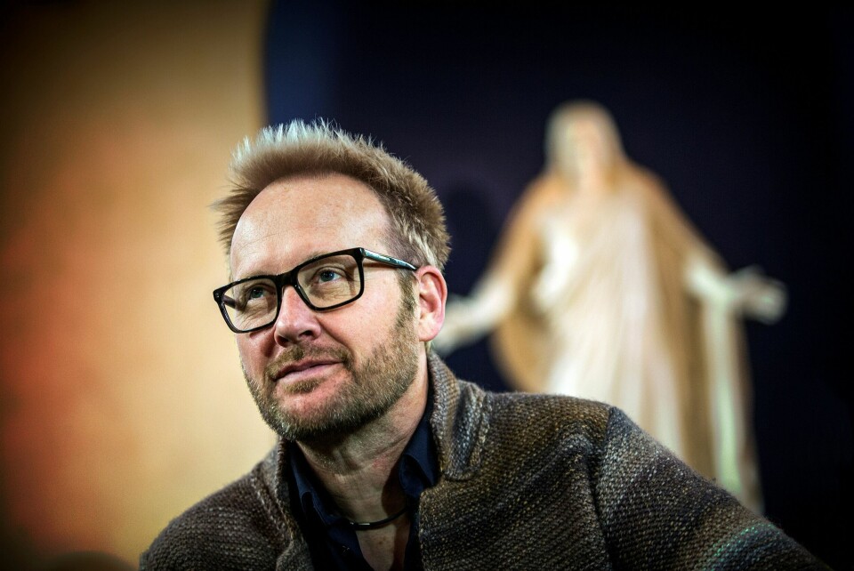 Det blir konsert i St. Petri kirke med Sigvart Dagsland søndag. Etter konserten blir det nachspiel. Foto: Roy Storvik.