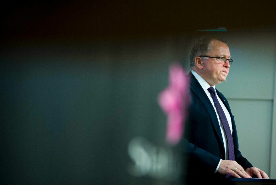 Eldar Sætre, konsernsjef i Statoil. Foto: Vegard Wivestad Grøtt/NTB Scanpix