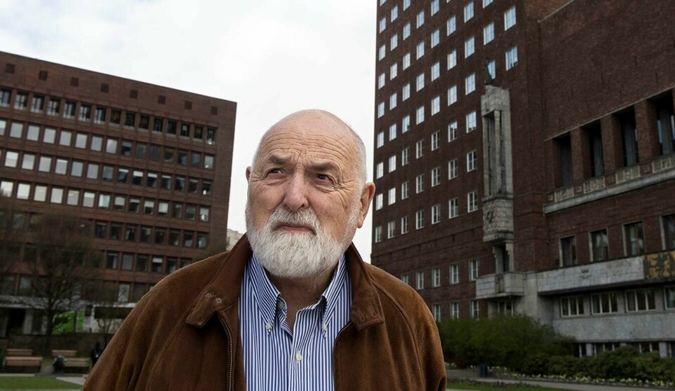 I går fylte bystyrets eldste møtende representant 80 år. Men Hermann Kopp har ingen planer om å gi seg. FOTO: MIMSY MØLLER