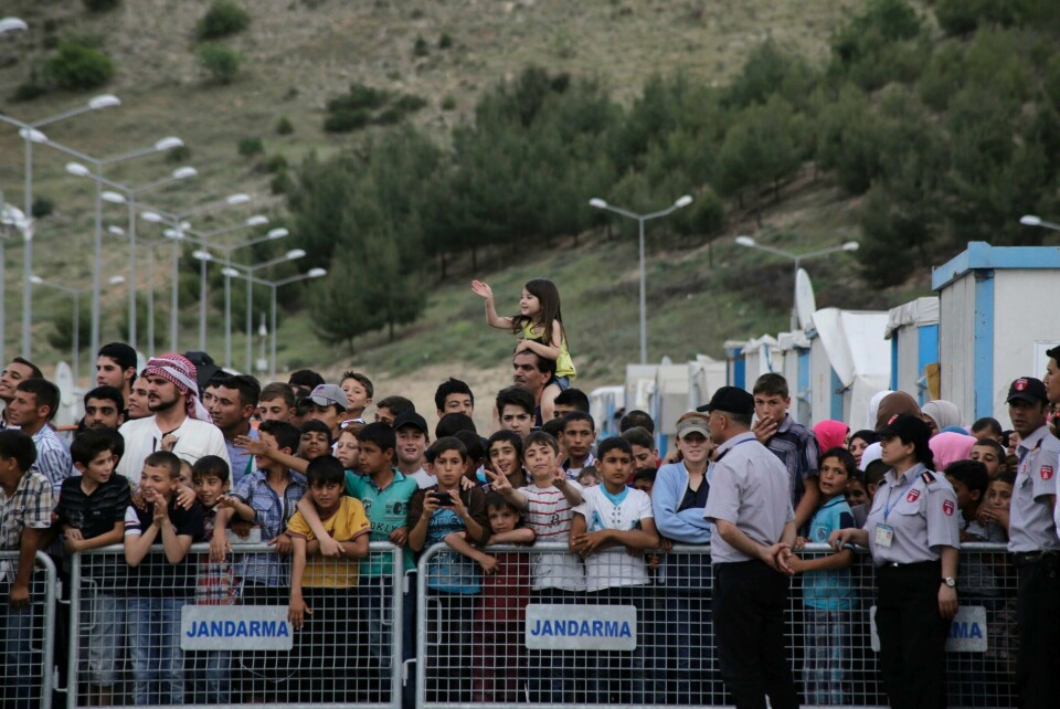 SER ETTER MERKEL: Syriske flyktninger i en flyktningleir i Gaziantep på grensen mellom Syria og Tyrkia i april i år.FOTO: AFP/NTB SCANPIX