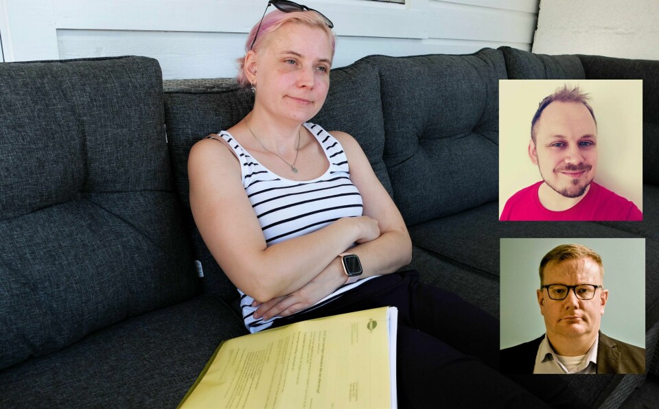 Martine Friis Toivonen er slett ikke den eneste ME-rammede som har fått avslag på Navs ung ufør-tillegg. Nå har Victor Håland (øverst t.h.), ME-syk tidligere jusstudent, på bare et døgn samlet inn over 60 prosent av summen han trenger for kunne sette i gang advokat Olav Lægreid og hans kollegaer i advokatfirmaet Advisio med den juridiske gjennomgangen av trygderettens kjennelser i ung ufør-saker.