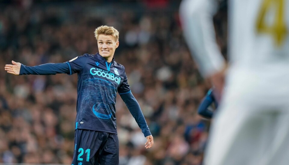 Martin Ødegaard spilte ingen god kamp for Real Sociedad mot Levante mandag kveld. Foto: Heiko Junge / NTB scanpix