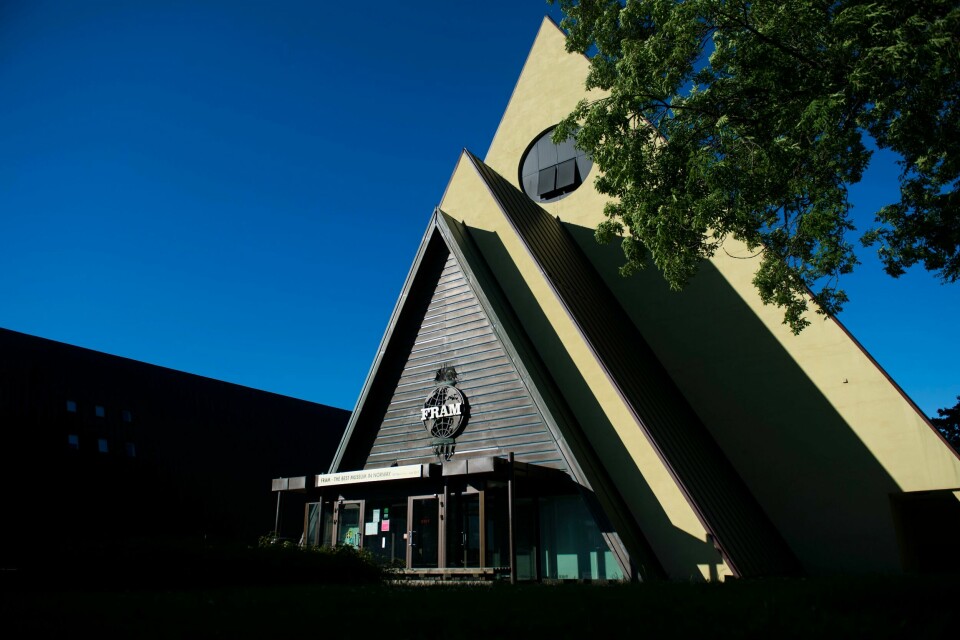 Frammuseet på Bygdøy huser to skip, Fram og Gjøa. Fram ble blant annet brukt av Fritjof Nansen under driften over Polhavet, mens Gjøa var det første skipet som seilte gjennom hele Nordvestpassasjen. Oslo 20170716.
Frammuseet på Bygdøy.
Foto: Fredrik Varfjell / NTB scanpix