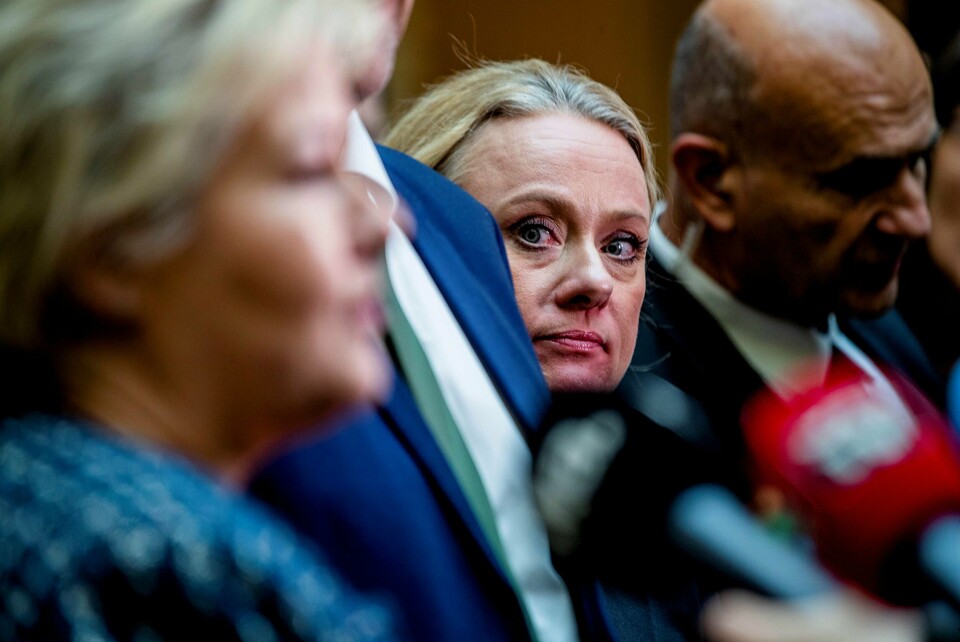 Statsråd Anniken Hauglie (H) som fikk møkkajobben med å rydde opp etter at Nav-skandalen ble kjent. Hun er nå borte fra regjeringen. Foto: Stian Lysberg Solum/NTB scanpix