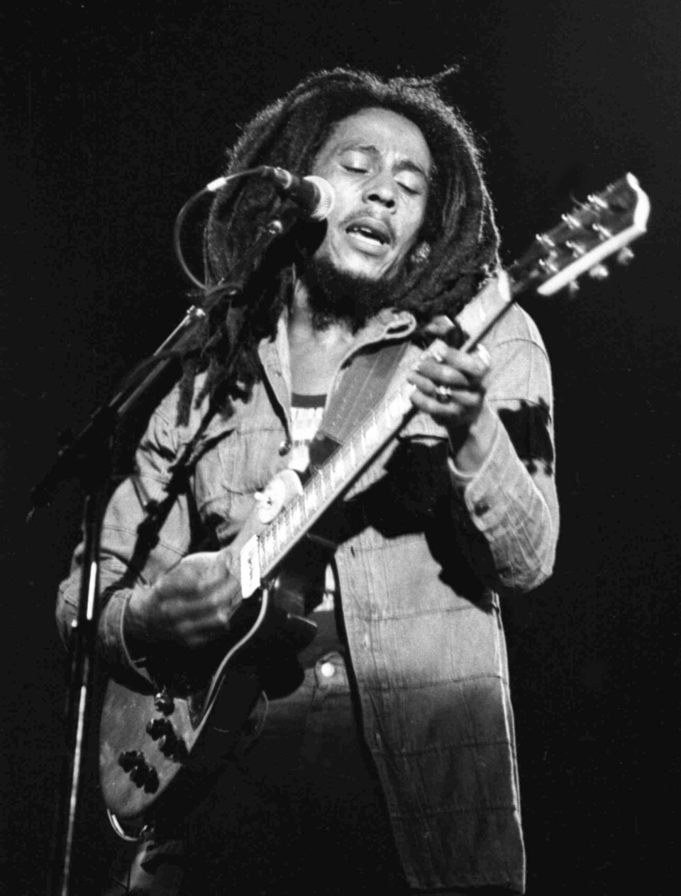 Den avdøde Reggae-artisten Bob Marley er kanskje den fremste eksponenten for Rastafarianisme i populærkulturen. Her fra en konsert i Paris, 1980.