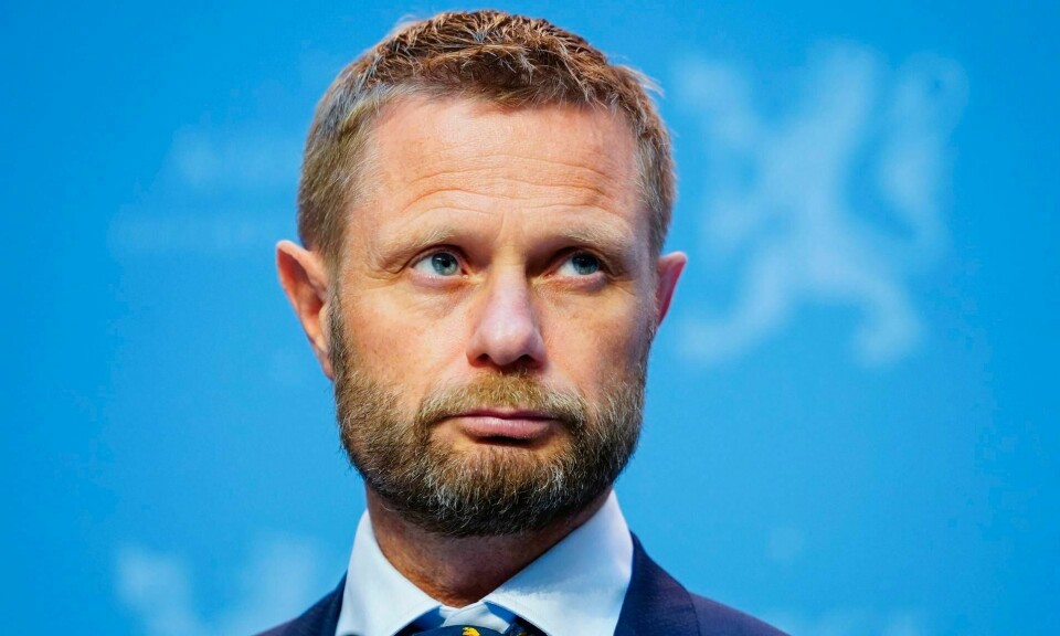 Helseminister Bent Høie.