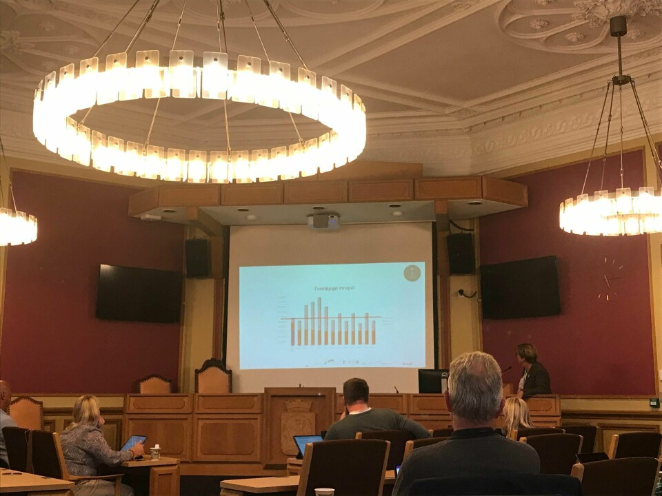 Rådmann Elisabeth Enger orienterte gruppelederne om at de ikke har klart å spare inn det de skulle på driften av kommunen.