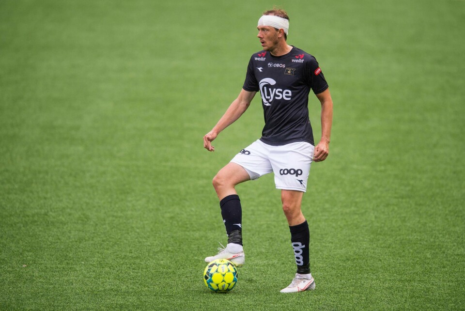 Viking Fotballs Rolf Daniel Vikstøl under eliteseriekampen mot Odd i juli. Foto: Carina Johansen / NTB scanpix