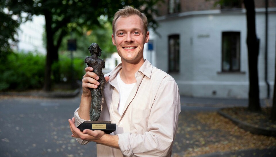 Preben Hodneland får årets Heddapris for beste mannlige hovedrolle for innsatsen som Raskolnikov i oppsetningen med samme navn på Det Norske Teatret.