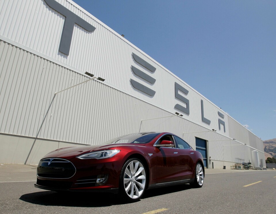 Illustrasjonsfoto av en Tesla Model S i California i 2012.