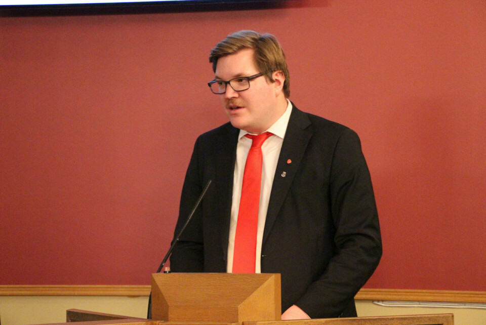 Lars Seg ikke imponere: Drammens vikarierende varaordfører Eivind Knudsen (Ap) FOTO: KENNETH LIA SOLBERG Lars Seg ikke imponere: Drammens vikarierende varaordfører Eivind Knudsen (Ap) FOTO: KENNETH LIA SOLBERG