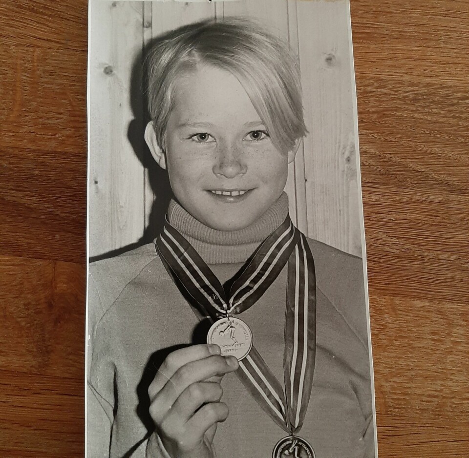 Lene Jenssen stolt over å ha vunnet UM-gull som ung tenåring. Lene Jenssen stolt over å ha vunnet UM-gull som ung tenåring.