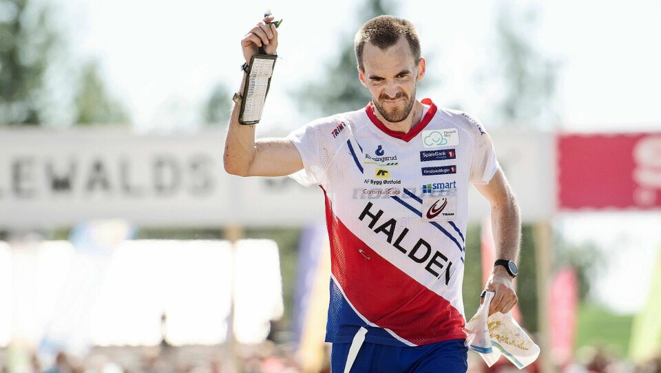 REVANSJESUGEN: Halden-løper Magne Dæhli tok VM-gull på stafett tidligere i august, men er svært lysten på å levere bedre individuelle resultater på hjemmebane til helgen. Her fra sammenlagtseieren i det prestisjefylte O-Ringen i Sverige tidligere i sommer.