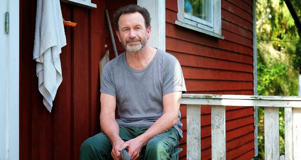 – Jeg liker boka, syns den ble ganske bra, sier Per Petterson om sin nye roman «Menn i min situasjon», skrevet over en seksårsperiode i skrivestua på småbruket.