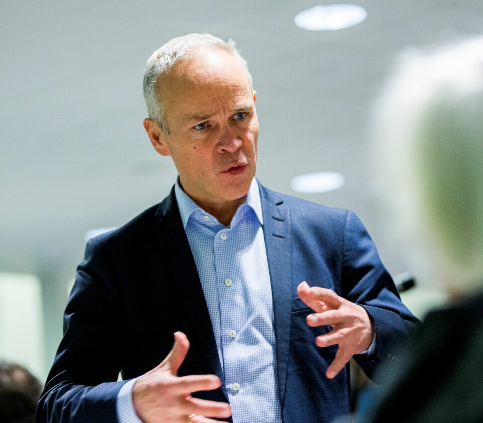 Kommunal- og moderniseringsmini ster Jan Tore Sanner (H) får knallhard kritikk for å ha «instruert fylkesmennene til å holde kjeft». FOTO: VEGARD WIVESTAD GRØTT/NTB SCANPIX Kommunal- og moderniseringsmini ster Jan Tore Sanner (H) får knallhard kritikk for å ha «instruert fylkesmennene til å holde kjeft». FOTO: VEGARD WIVESTAD GRØTT/NTB SCANPIX