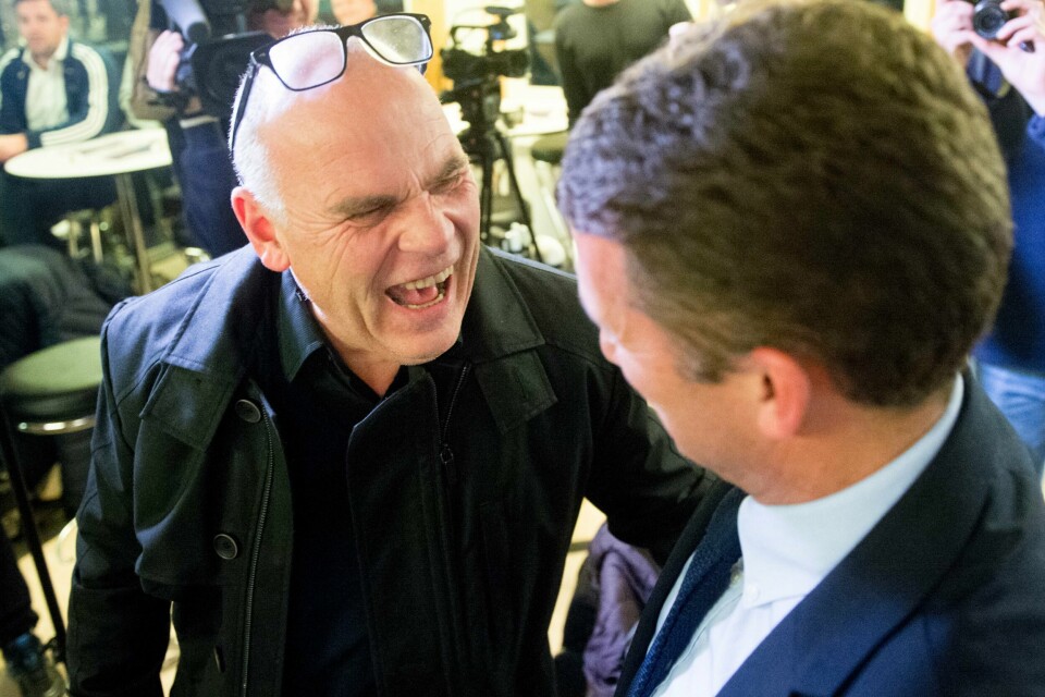 Få klubber har større enstusiasme i gangene enn Stabæk. Men selv ikke Ingebrigt Steen Jensens engasjement vil hjelpe i år. Her sammen med trener Bob McKinley. FOTO: JON OLAV NESVOLD/NTB SCANPIX