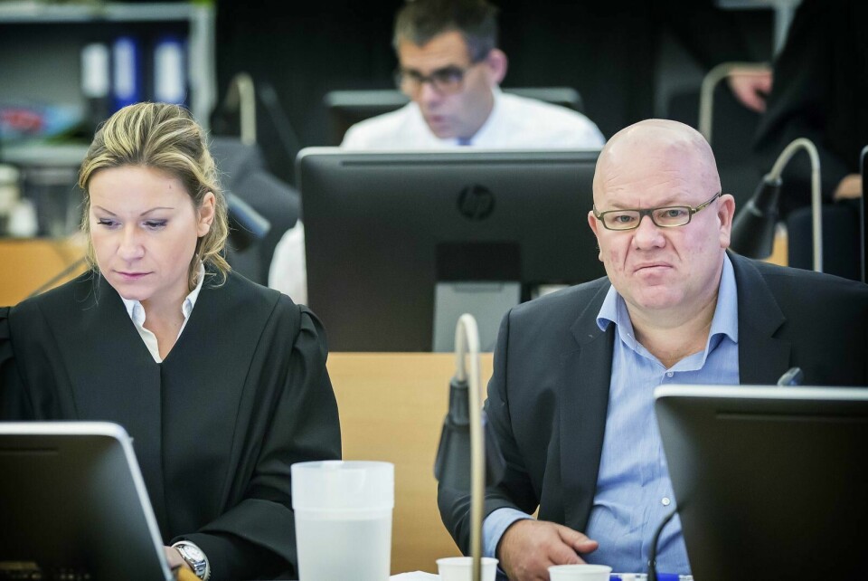 Dommen mot Fred A. Ingebrigtsen er rettskraftig. Høyesteretts ankeutvalg har bestemt seg for at den ikke skal slippes gjennom til anke. På bildet er også Caterina Håland Gaeta som jar forsvart Ingebrigtsen sammen med Bjørn Stordrange. Foto: Frode Olsen