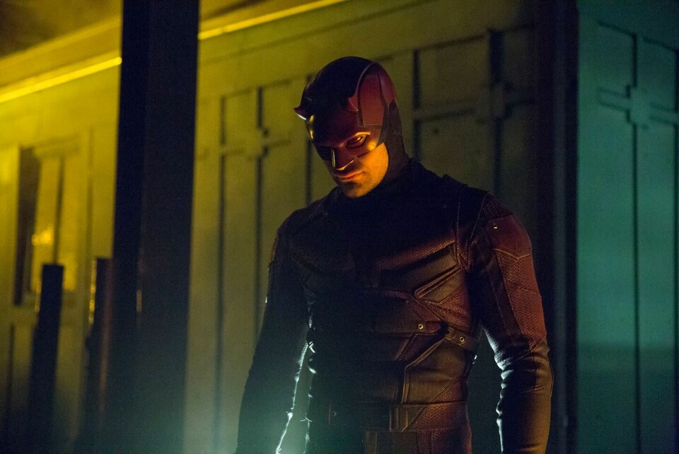 Charlie Cox i rollen som Marvel-helten Daredevil, i høydepunktet av seriene i superheltgenren som Marvel laget for Netflix i sin tid. Charlie Cox i rollen som Marvel-helten Daredevil, i høydepunktet av seriene i superheltgenren på Netflix.