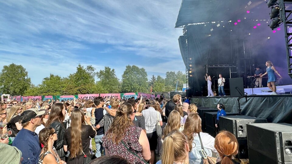 Synne Vo trakk mange til scenen. Synne Vo trakk mange til scenen.
