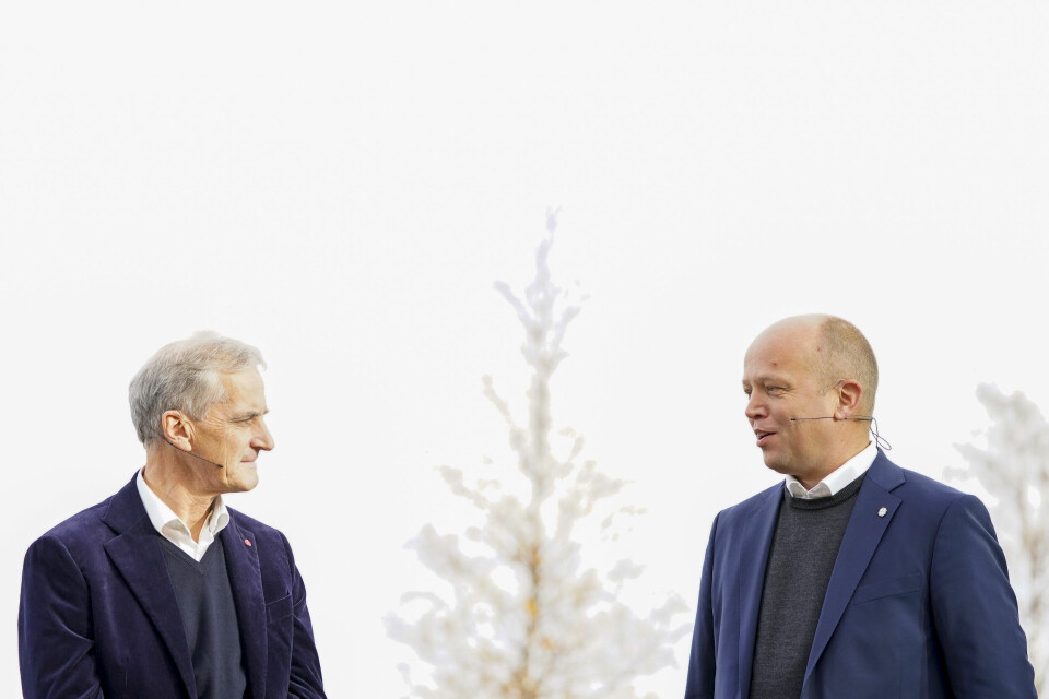 Norge har fått en ny sentrumsregjering, mener vår kommentator. Ap-leder Jonas Gahr Støre og Sp-leder Trygve Slagsvold Vedum presenterte i går den nye strategien for landet. .
