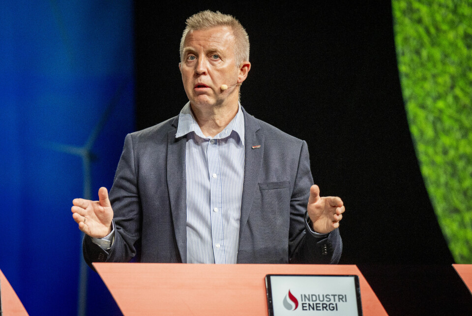 Frode Alfheim, forbundsleder for fagforbundet Industri Energi. jubler over gjennomslag i budsjettet Frode Alfheim, forbundsleder for fagforbundet Industri Energi. jubler over gjennomslag i budsjettet