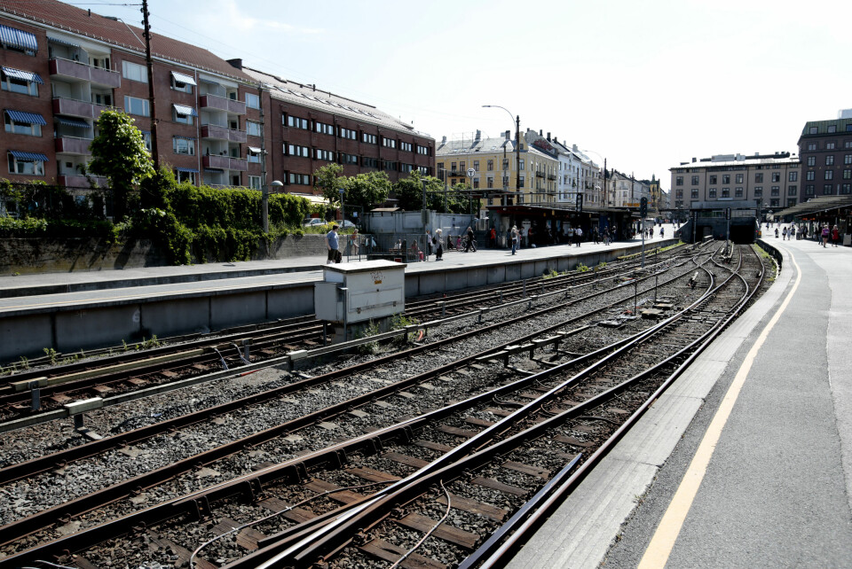 Majorstuen stasjon skal oppgraderes, og det skaper krøll på T-banenettet i hele Oslo gjennom våren og sommeren. Majorstuen stasjon skal oppgraderes, og det skaper krøll på T-banenettet i hele Oslo gjennom våren og sommeren. Foto: Lise Åserud / NTB