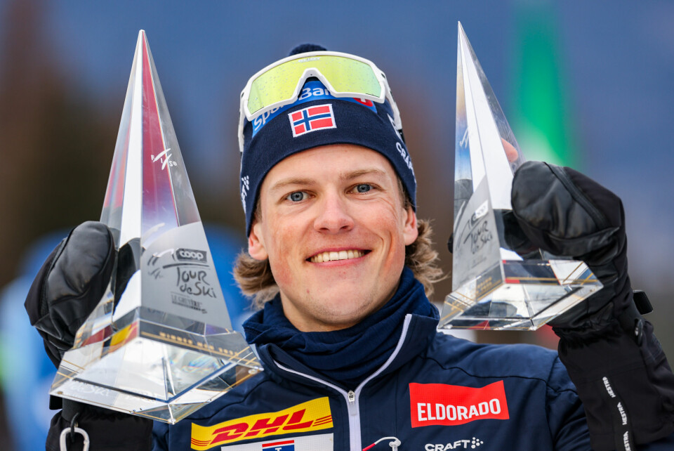 Johannes Høsflot Klæbo kan komme til å gå alt i Granåsen. Foto: Geir Olsen / NTB Johannes Høsflot Klæbo kan ta med seg både trofeer og en fin millionsum hjem etter Tour de Ski.Foto: Geir Olsen / NTB