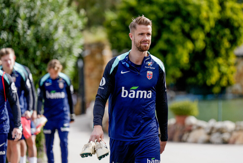 Kristoffer Ajer legger inn ekstra treninger før kampene mot Italia og Estland. Kristoffer Ajer legger inn ekstra treninger før kampene mot Italia og Estland.