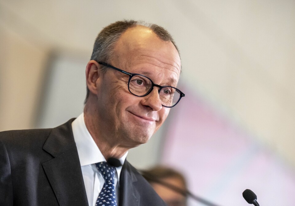 Partileder Friedrich Merz fra CDU/CSU velges formelt av Forbundsdagen 6. mai. Foto: Michael Kappeler / AP / NTB Partileder Friedrich Merz fra CDU/CSU velges formelt av Forbundsdagen 6. mai. Foto: Michael Kappeler / AP / NTB