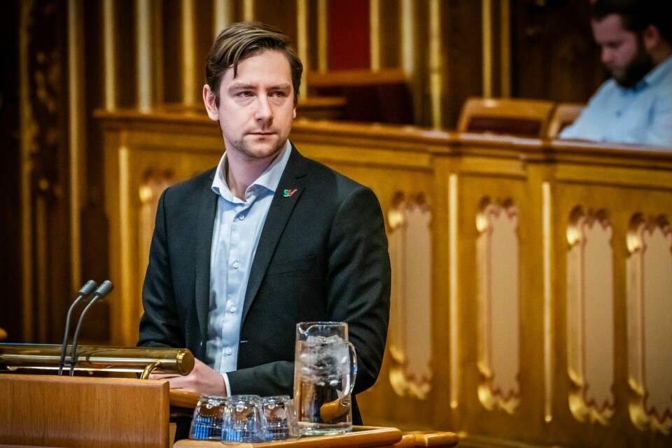 Andreas Sjalg Unneland (SV) skal forhandle på vegne av SV for første gang.(Ole Berg-Rusten/NTB) Andreas Sjalg Unneland