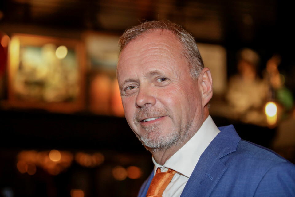 Partiet DNI-leder Owe Ingemann Waltherzøe. INP-leder Owe Ingemann Waltherzøe kan glede seg over et godt valgresultat. Foto: Emilie Holtet / NTB