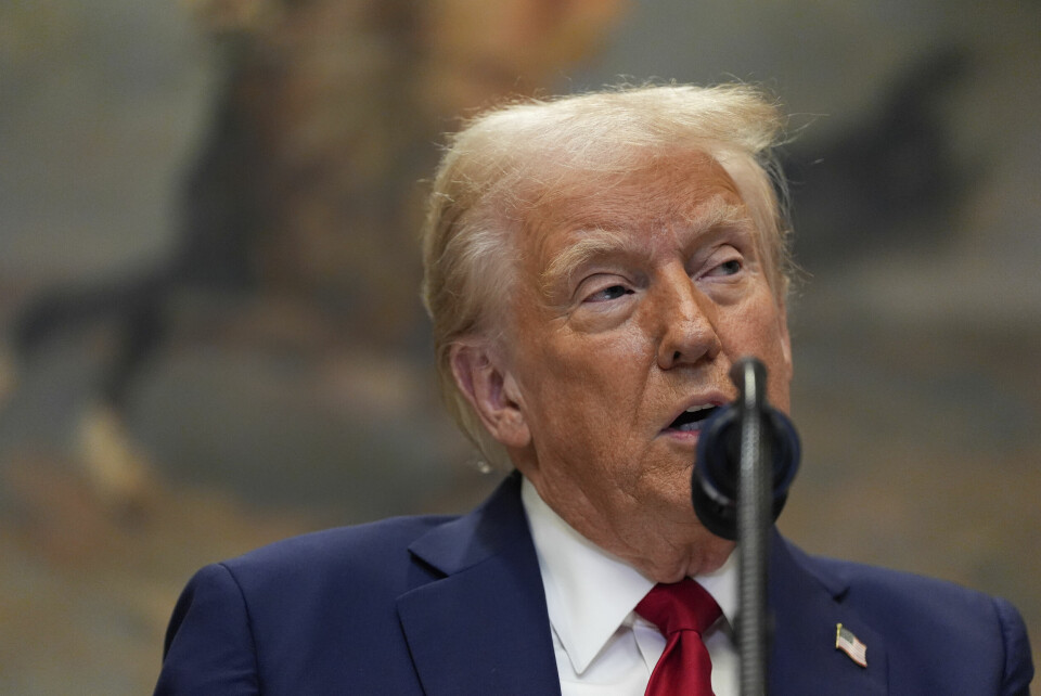 USAs president Donald Trump. President Donald Trump i Det hvite hus tidligere denne uka. Foto: Julia Demaree Nikhinson / AP / NTB