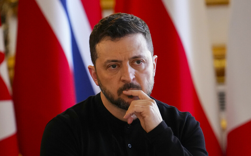 Ukrainas president Volodymyr Zelenskyj. Volodymyr Zelenskyj håper på fortsatt amerikanske støtte i krigen mot Russland. Foto: Sean Kilpatrick / The Canadian Press via AP / NTB