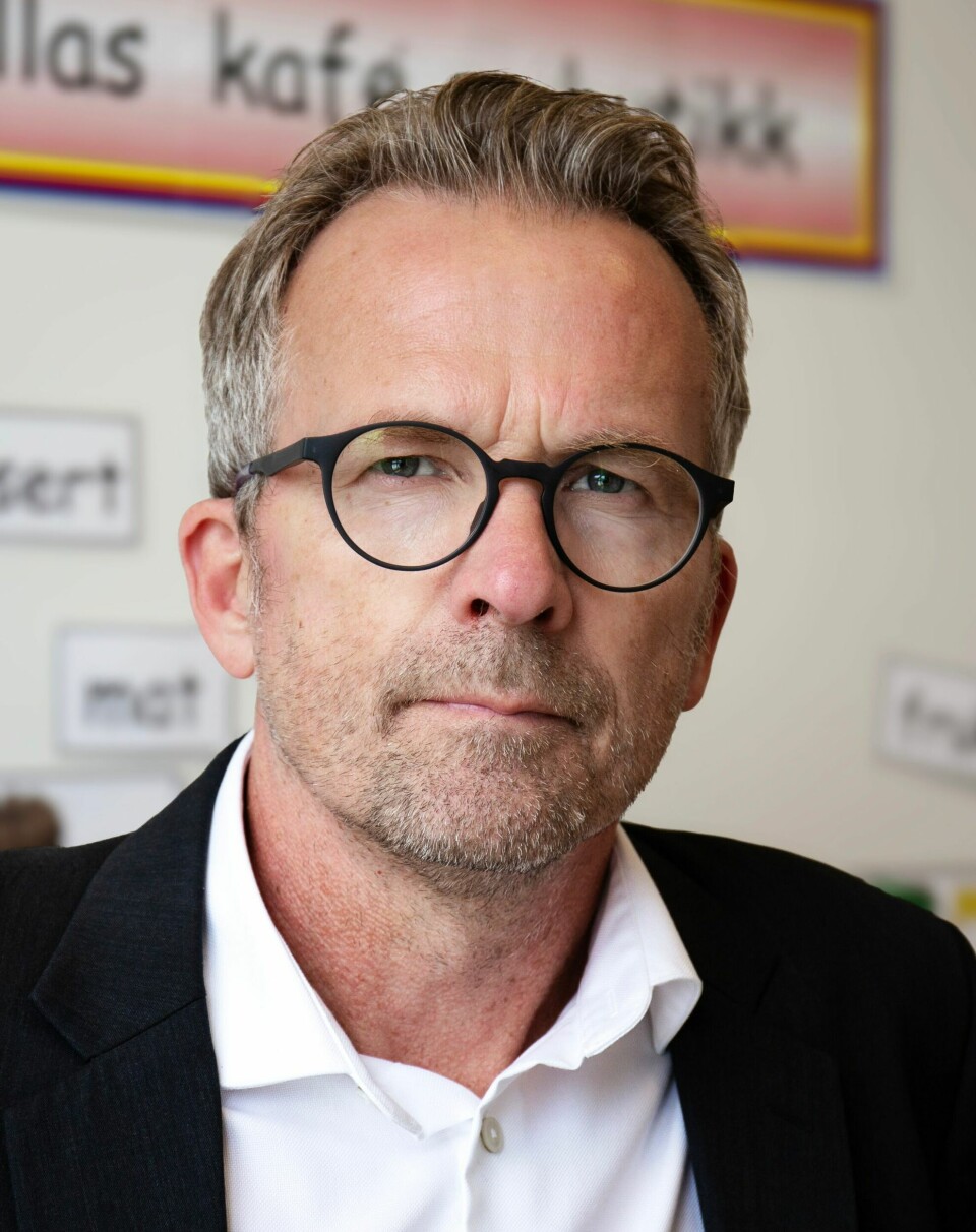 Geir Røsvoll er leder i Utdanningsforbundet.(Harald Åker/Utdanningsforbundet) Geir Røsvoll, leder i Utdanningsforbundet