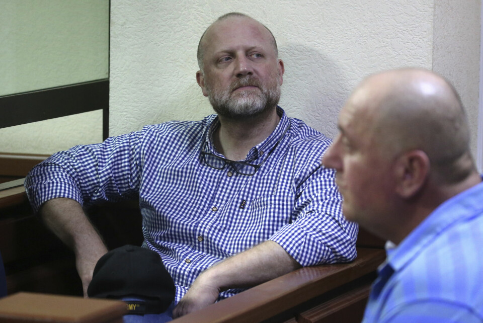Zurab Japaridze, som leder opposisjonspartiet Girchi i Georgia, er blitt varetektsfengslet. Zurab Japaridze, som leder opposisjonspartiet Girchi i Georgia, er blitt varetektsfengslet. Foto: Irakli Gedenidze / Pool via AP / NTB