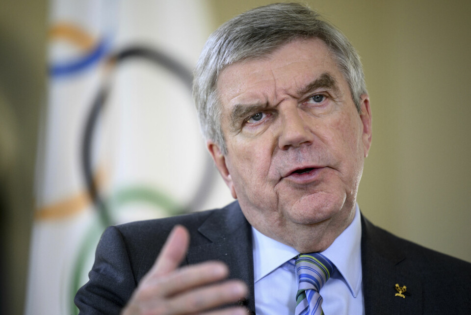 IOC-president Thomas Bach går ut mot det norske hoppjukset i ski-VM. IOC-president Thomas Bach går ut mot det norske hoppjukset i ski-VM. Foto: Laurent Gillieron / Keystone / AP / NTB