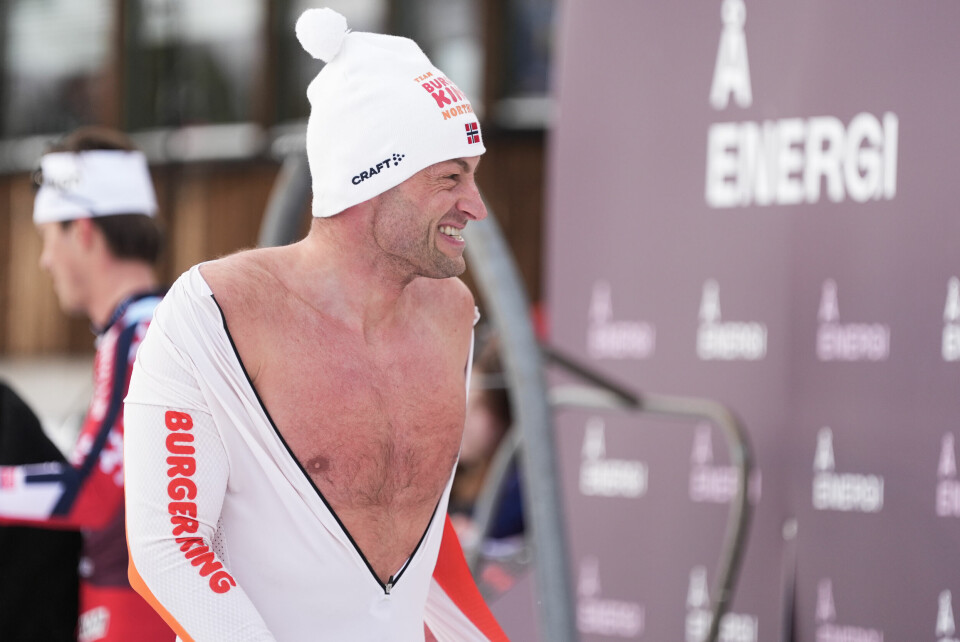 Petter Northug etter 10-kilometeren under NM på ski del 2 på Hovden i mars. Petter Northug var i strålende humør etter 10 kilometer fri teknikk i ski-NM del to på Hovden fredag. Foto: Terje Pedersen / NTB.